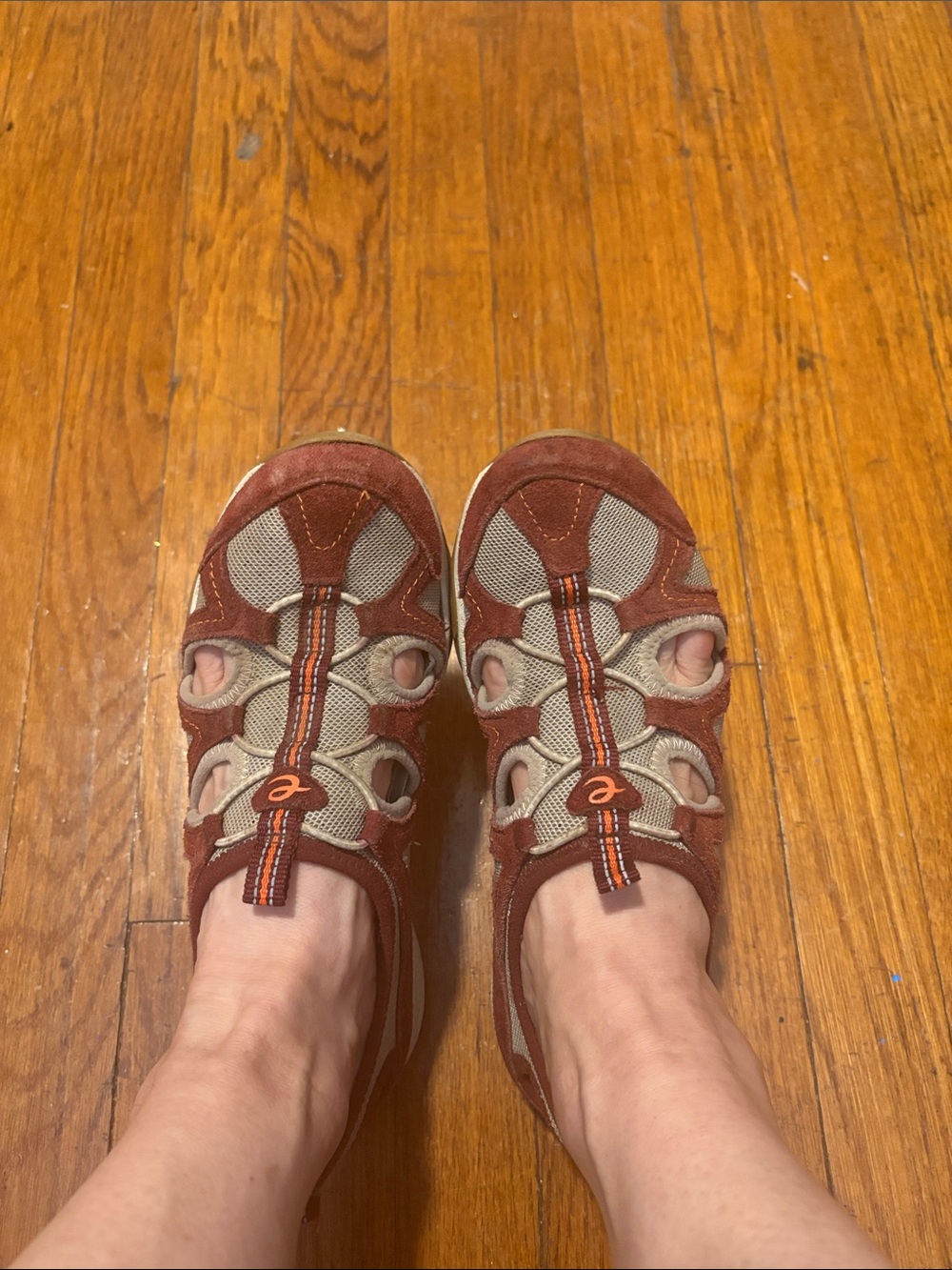 Easy Spirit Outdoor Shoes Well Worn with Sole Insert Included